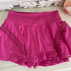 Free People Movement Athletic Skort Hot Pink